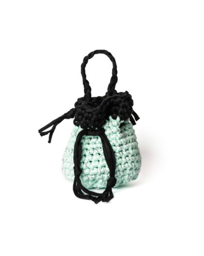 Mini Lulù - Verde salvia e nera