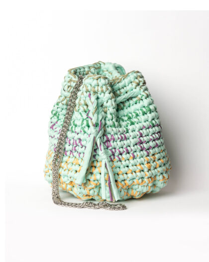 Lulù - Multicolor e fili di raffia multicolor