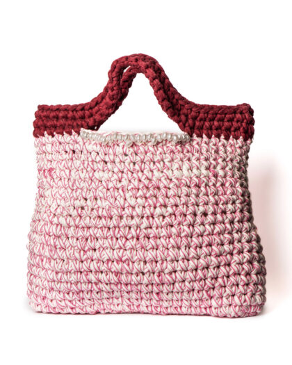 Lulù - Multicolor rosa e bianco con perline