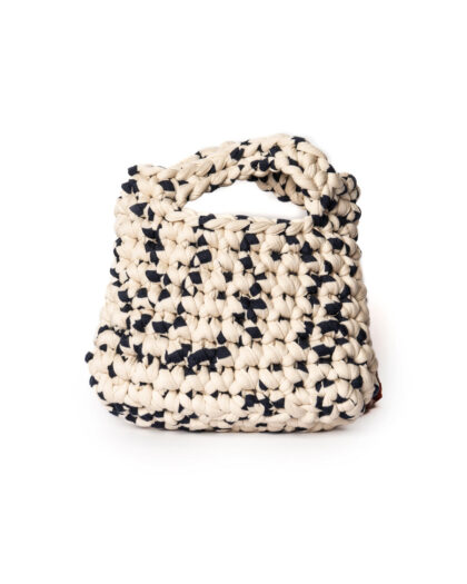 Mini Lulù - Bicolor Bianco e Blu scuro